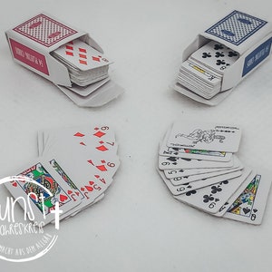 Imp miniature deck of playing cards