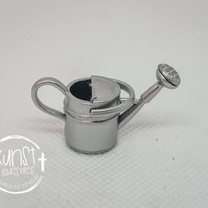 Wichtel Feen Puppen Hexen Miniatur Gießkanne silber