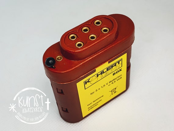 HALJIA 2 Stks 7.5 V AA 5 x 1.5 V Plastic Batterij Houder Case Batterij Opbergdoos met Draad Leads