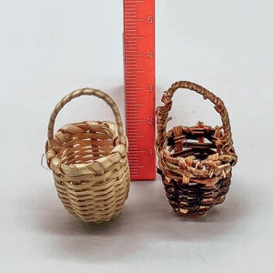 Wichtel Feen Puppen Miniatur Korb Tasche Einkaufskorb Krippenzubehör