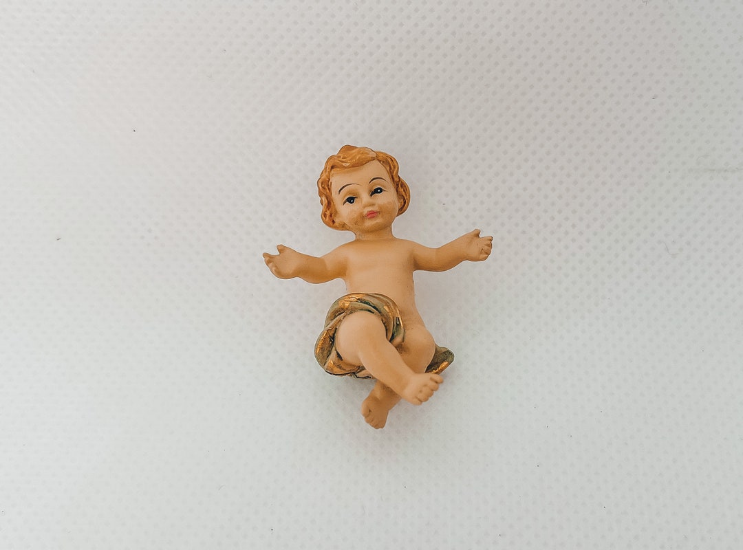 Miniature Baby Jesus Christ Child Etsy