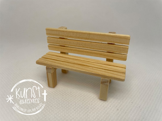 Panca in legno in miniatura - Italia