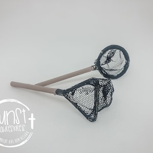 Wichtel miniature fishing net handmade