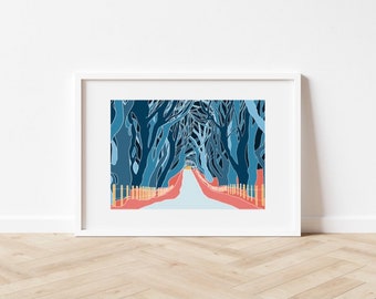 The Dark Hedges print