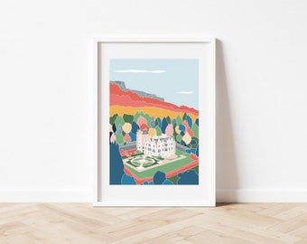 Belfast Castle and Cavehill Print