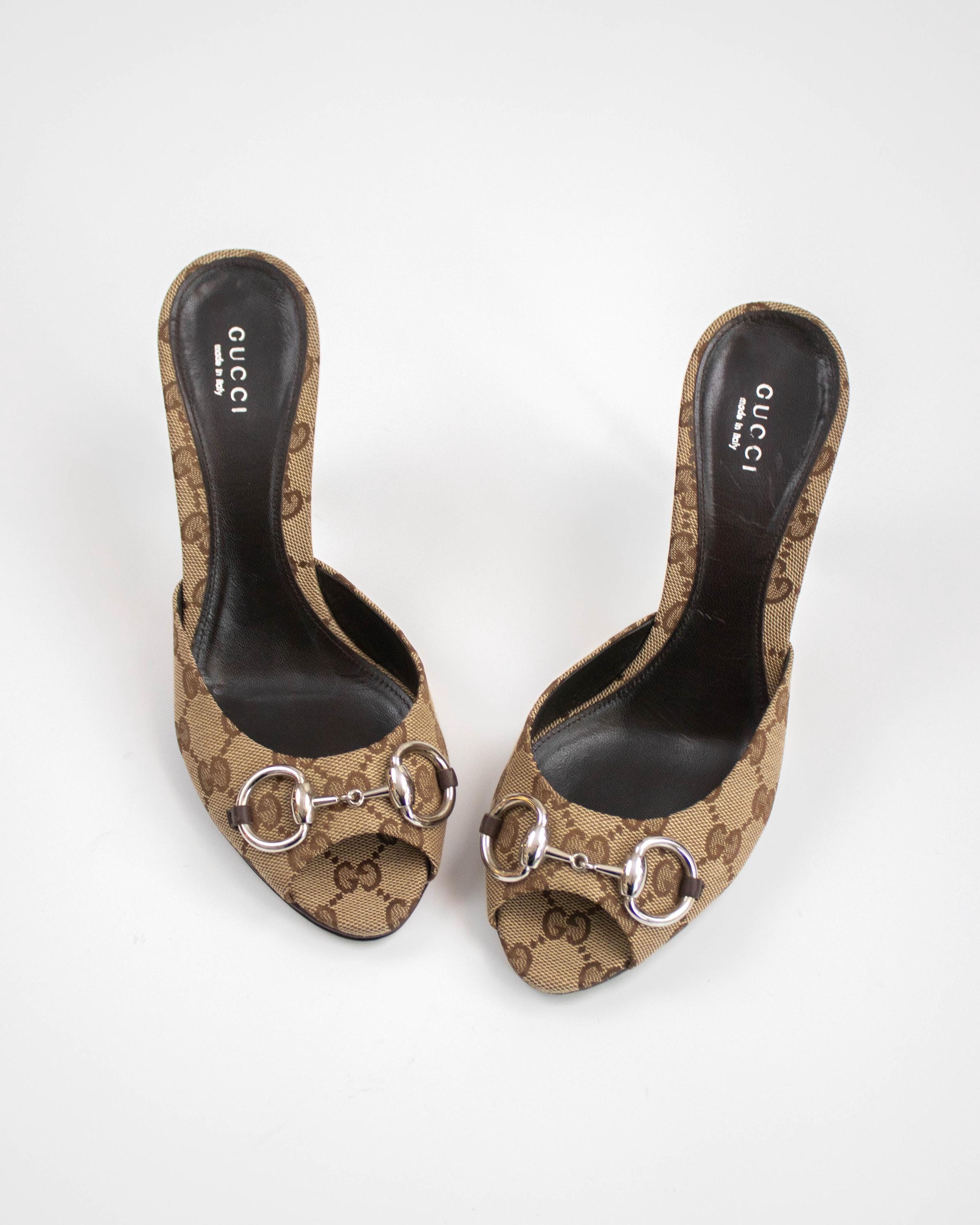 Gucci Vintage Horsebit Heels - Etsy UK