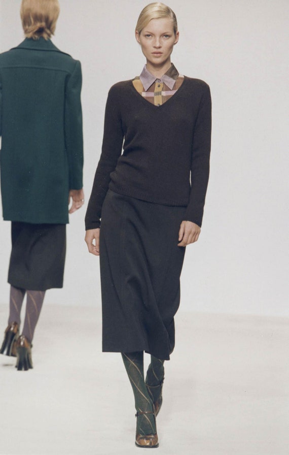 スカート Prada Charcoal Wool Skirt Y2K Prada Charcoal Wool Blend Pencil Skirt Italy 42 | W 28
