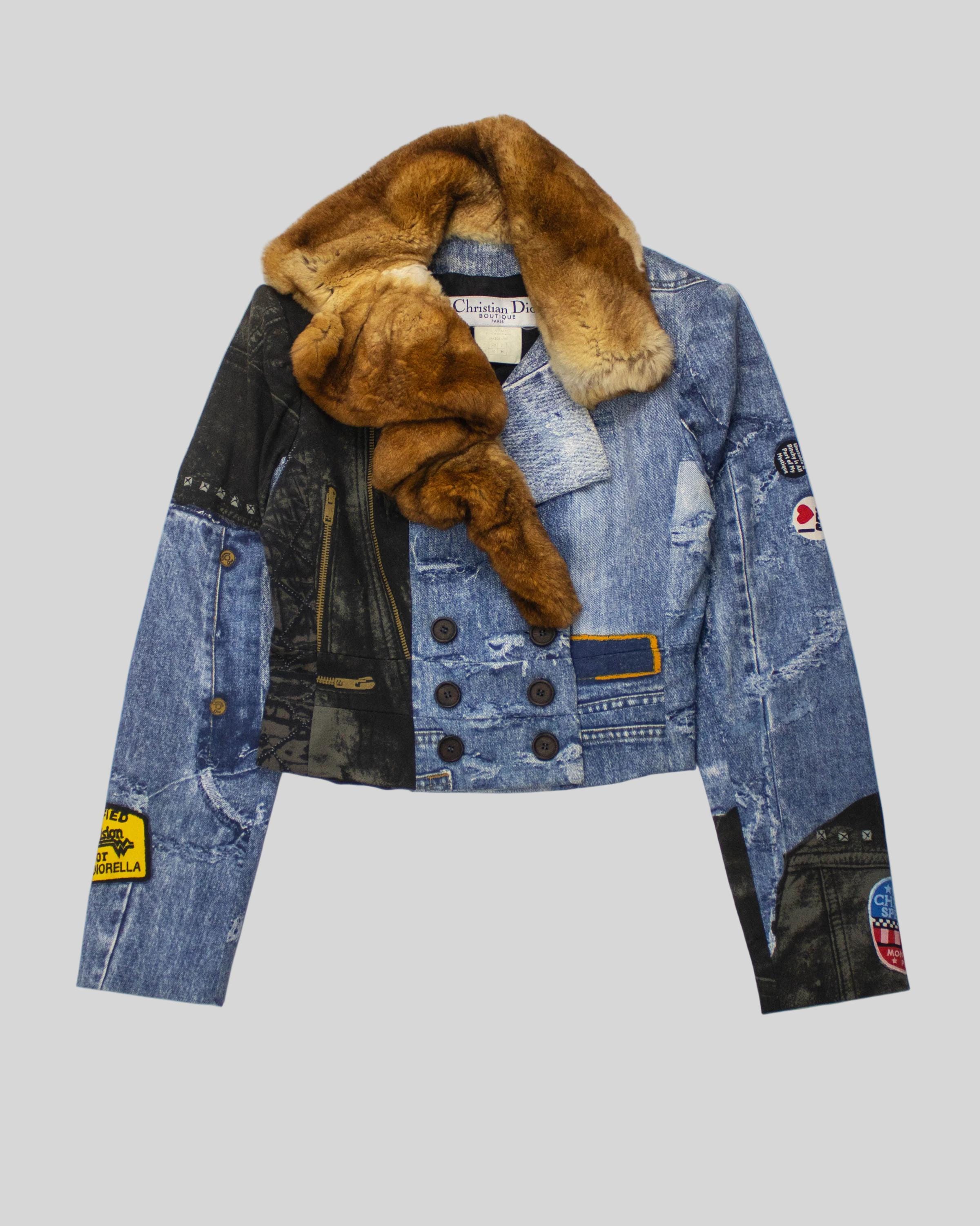 Christian Dior ヴィンテージファー ジャケット Vintage christian dior fur coat - Etsy 日本