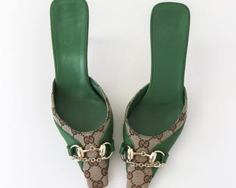 靴 Gucci Beige bow GG mules GUCCI Beige Bow Gg Mules | eBay
