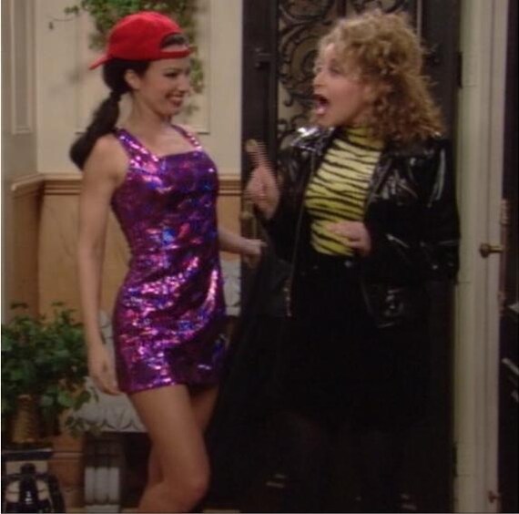 versus versace holographic party dress Vintage S/S 1997 Versus Gianni Versace Holographic Dress Aso the Nanny