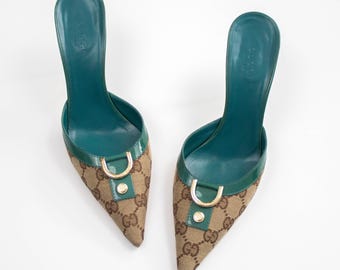 Vintage Vicini Giuseppe Zanotti Gold Scoprion Python Leather Lace