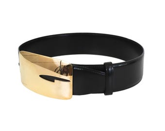 1995AW GUCCI by Tom Ford レザーベルト GUCCI By Tom Ford Vintage Reversible G Logo Belt Leather