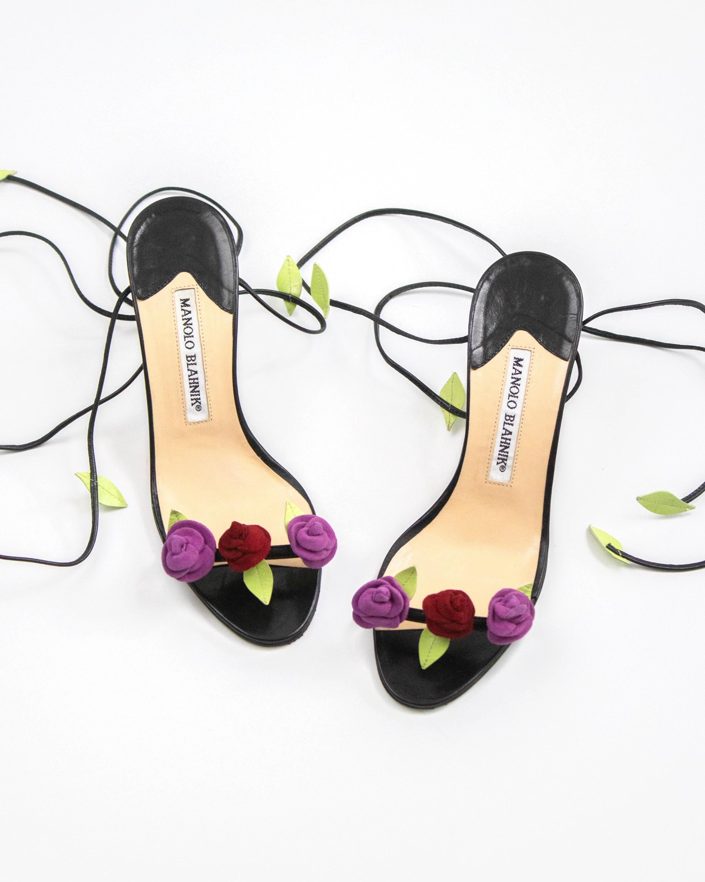 Manolo Blahnik Pink Shoes - Etsy
