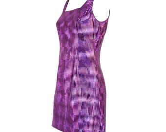 versus versace holographic party dress Pink Spotlight Dress by Versus by Versace