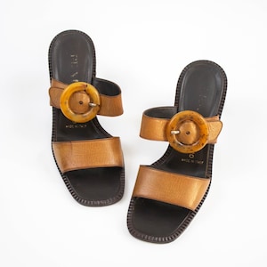 90s Prada Sandals - Etsy