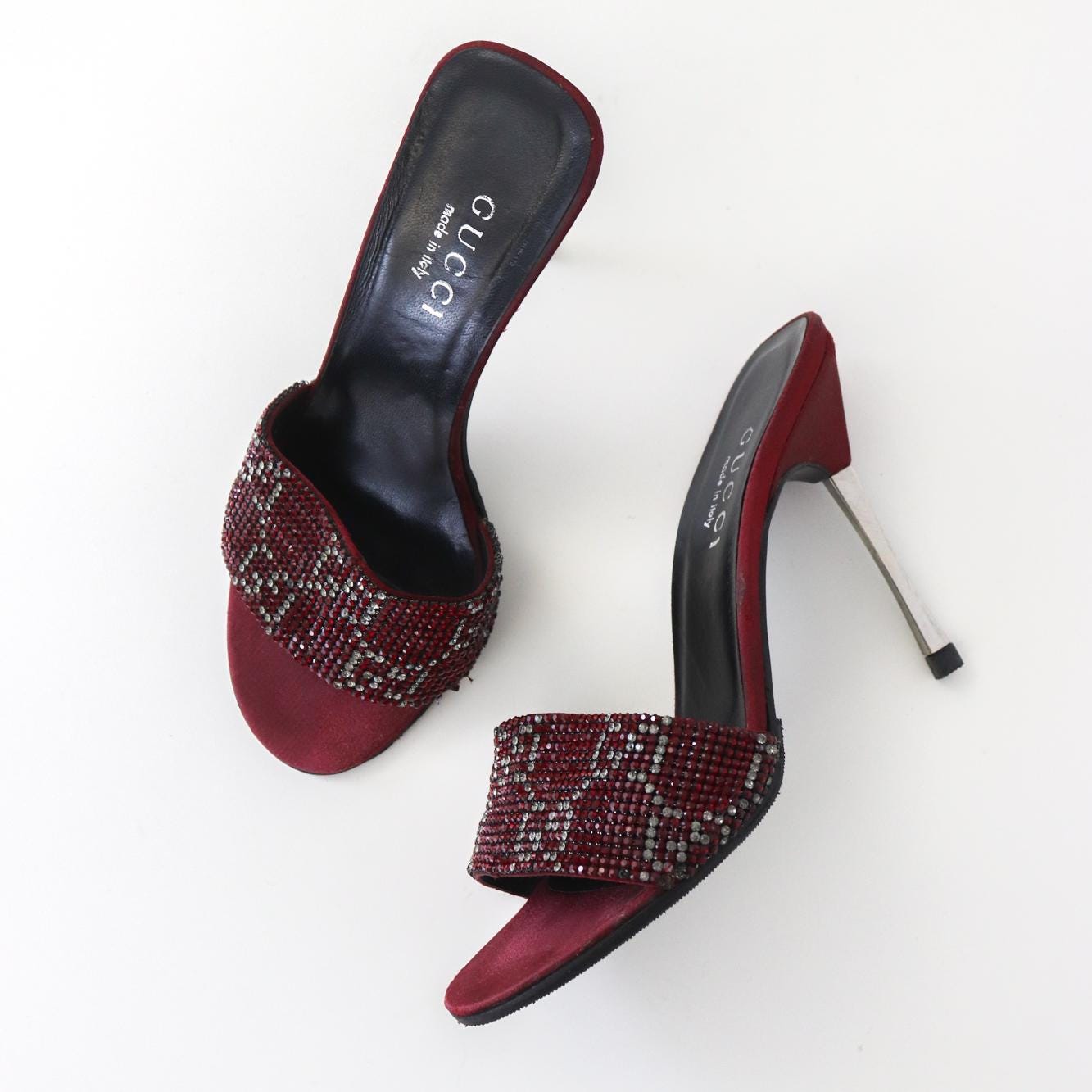 靴 Tom Ford For Gucci S/S 1999 Vintage mule Gucci Spring 1999 Tom Ford Iconic Runway Slingback Mules
