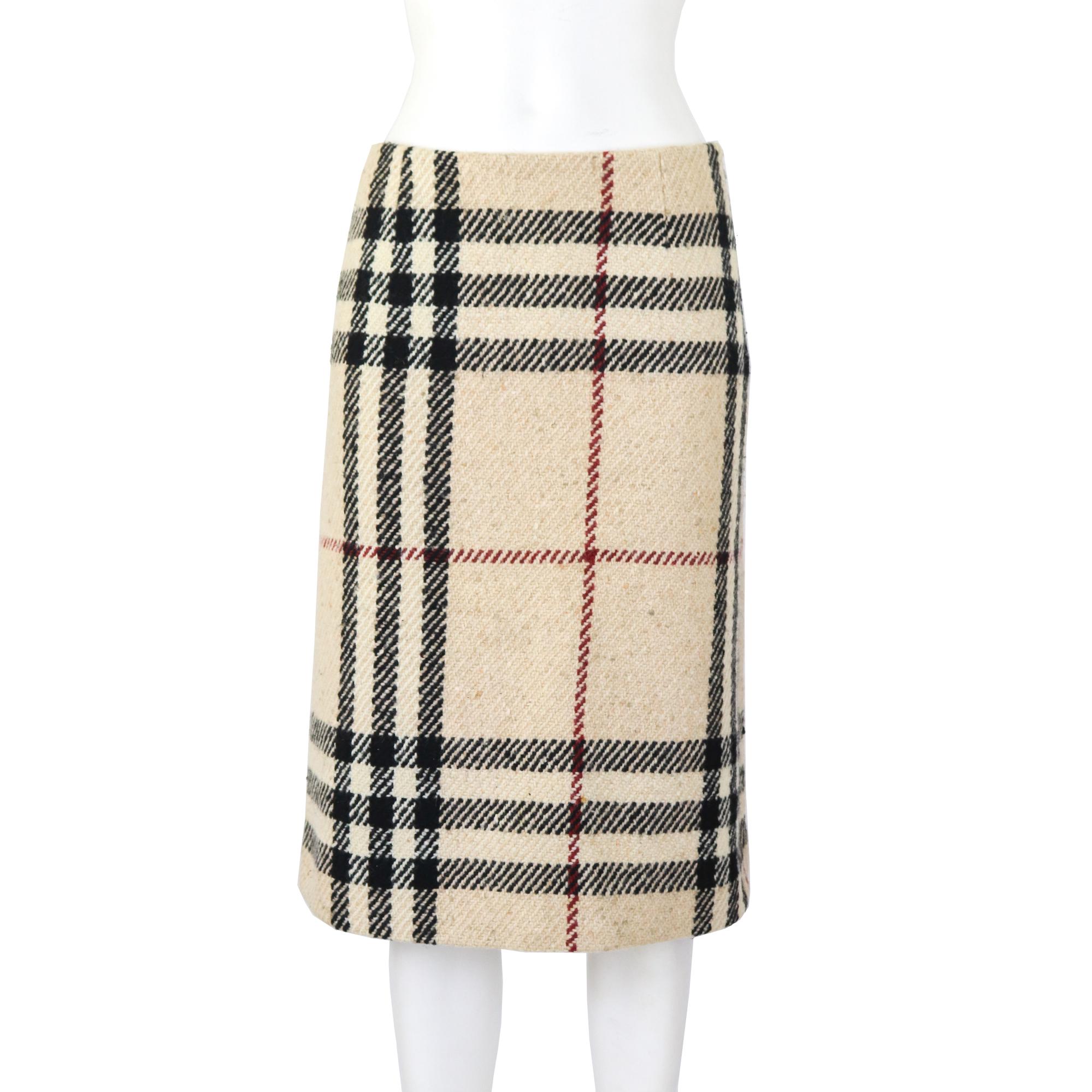 【送料&関税込】Burberry Long Skirt Burberry Maxi Skirt - Etsy