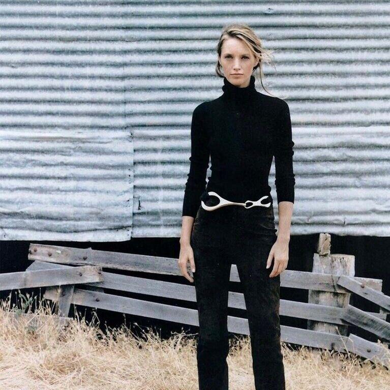 Vintage F/W 1996 Gucci by Tom Ford Iconic Horsebit Pony Fur Belt