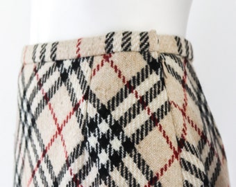 スカート BURBERRY VINTAGE WOOL NOVACHECK SKIRT L Vintage 90s Burberry Blue Label Burberrys Classic Nova Check