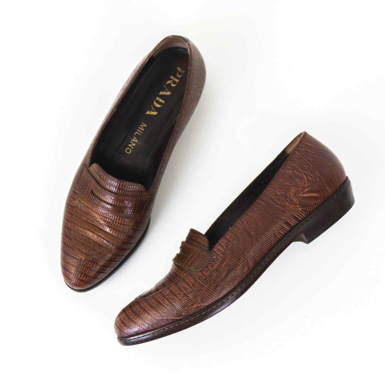 Prada by Miuccia Prada - Blue Women Work Shoes | JHROP