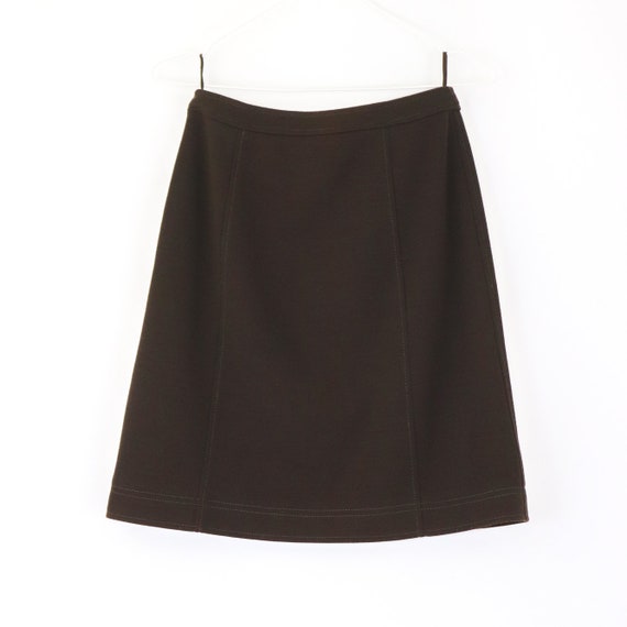 Vintage F/W 1996 Prada Wool Nylon Skirt Knee Length 90s