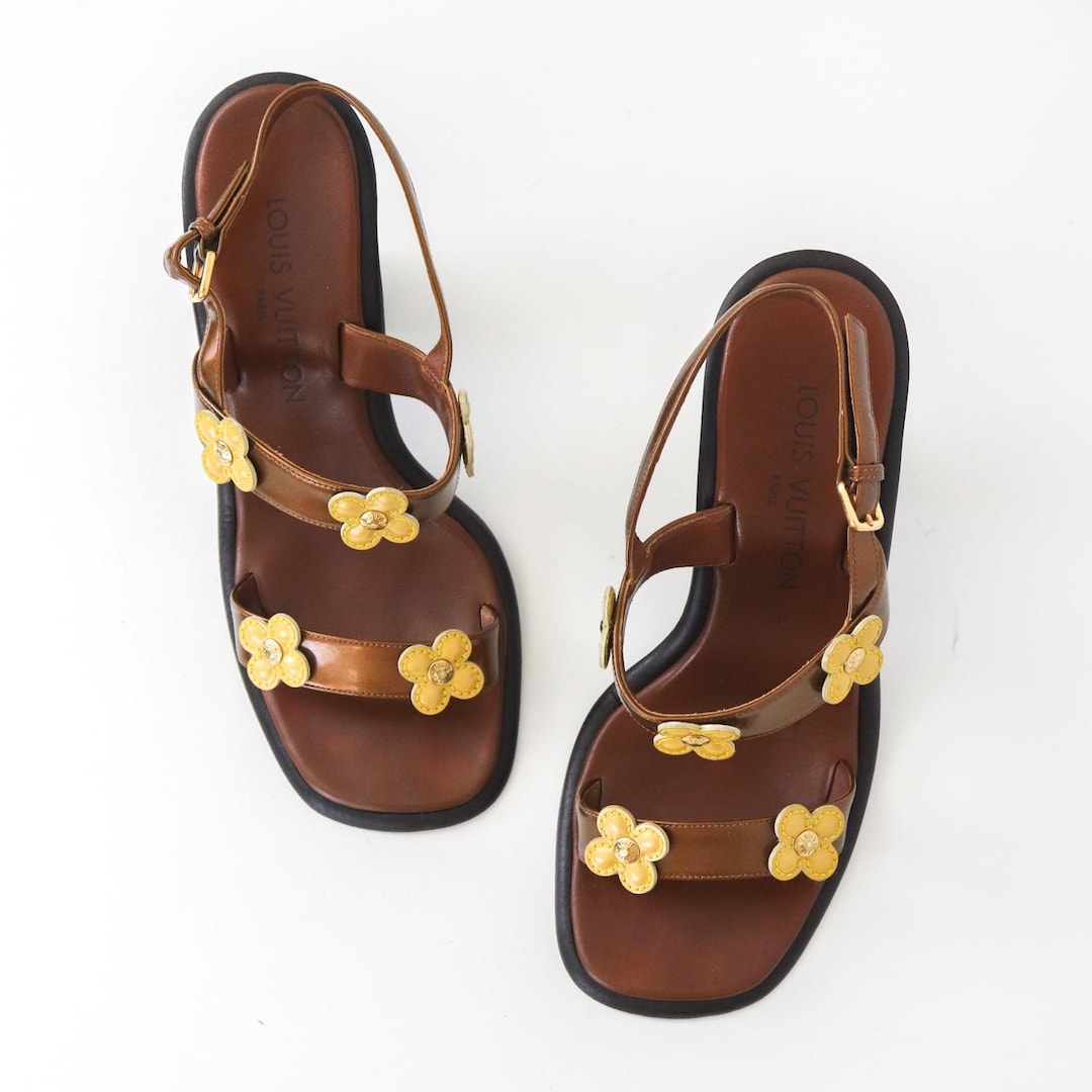 Louis Vuitton Sandals 7.5 Very Good Condition