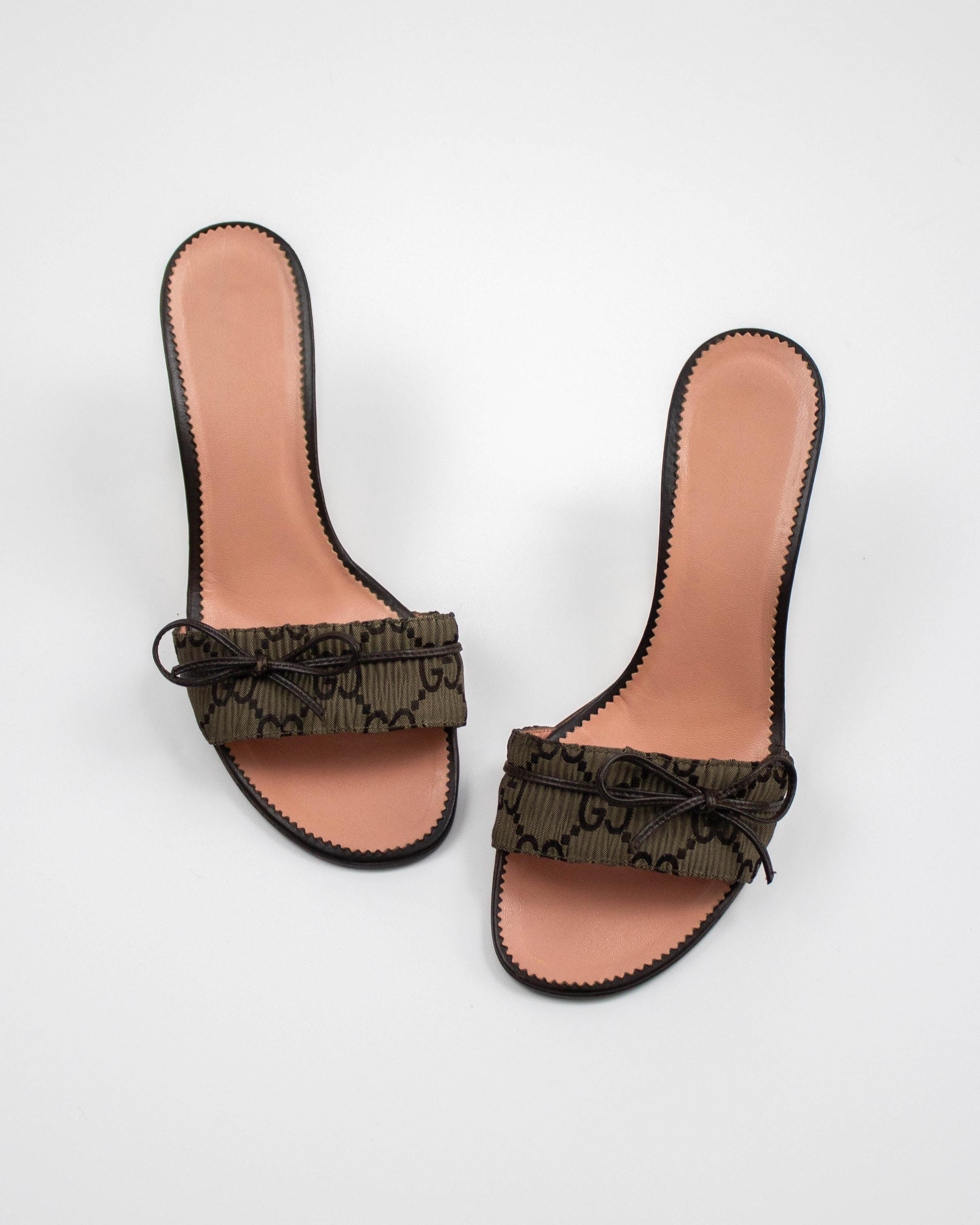 Gucci Monogram Heels - Etsy Australia