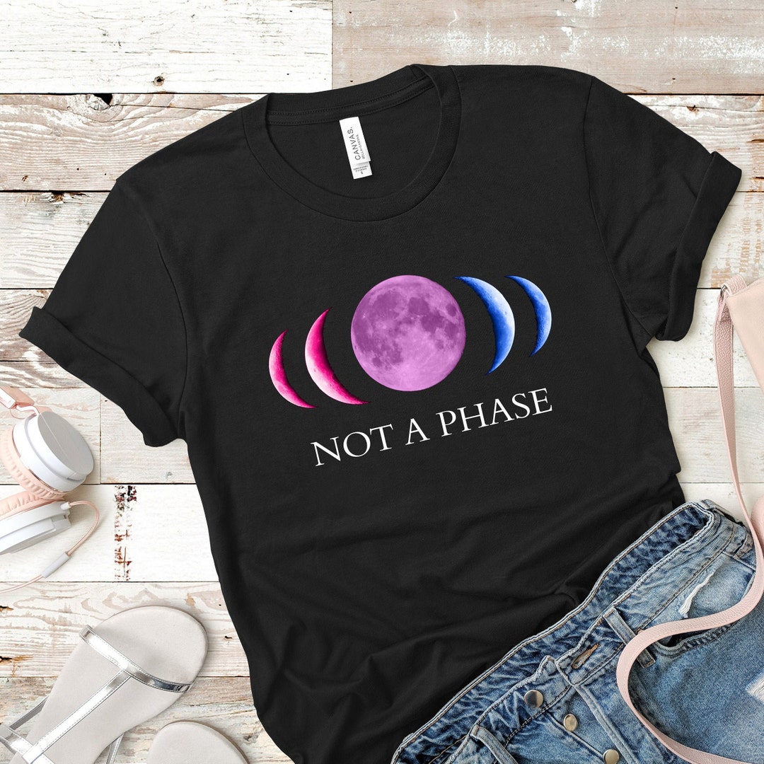 Bisexual Shirt Bi Pride Not a Phase T-shirt Bisexual Pride Shirt ...