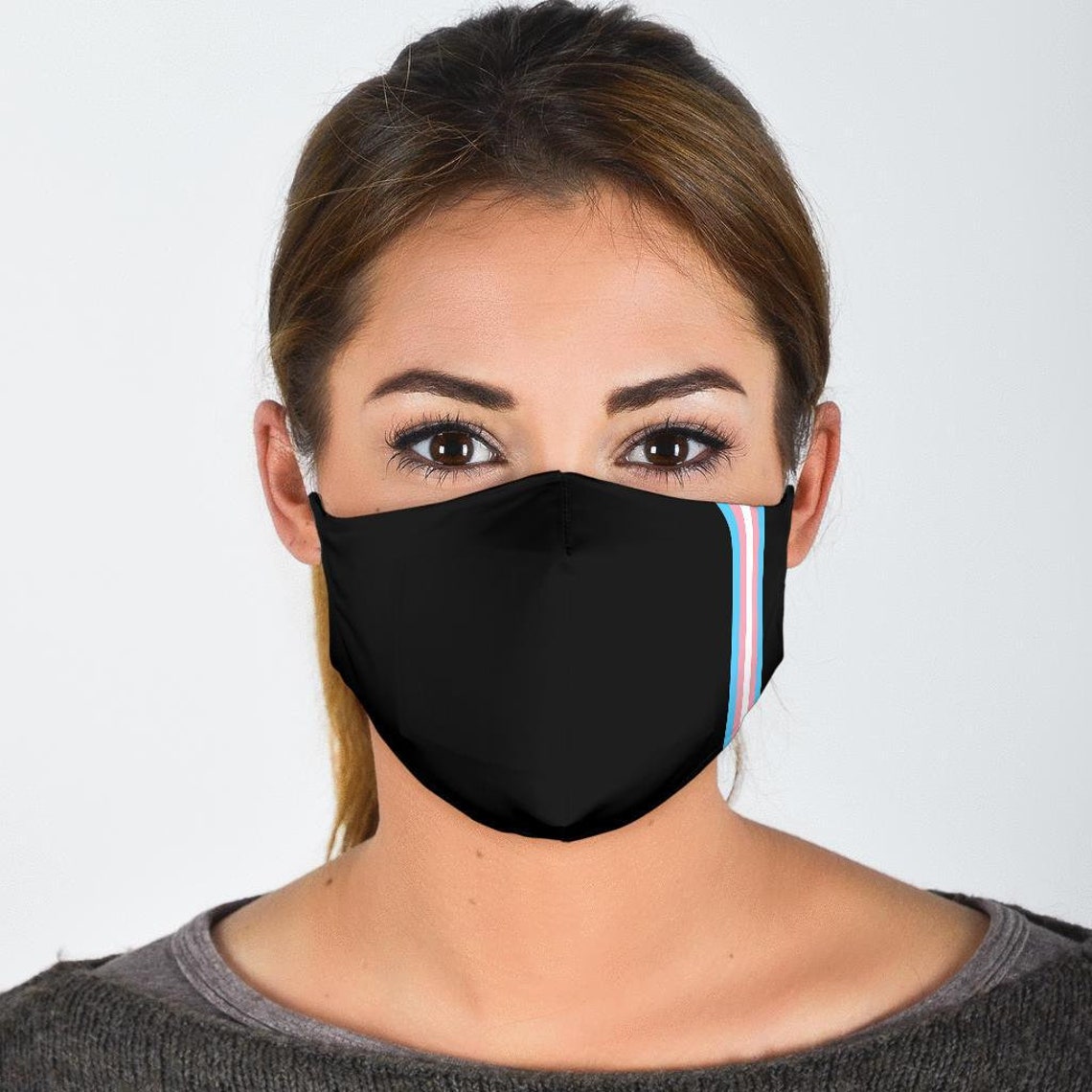 Trans Pride Mask Transgender Pride Face Mask. Trans Pride Etsy