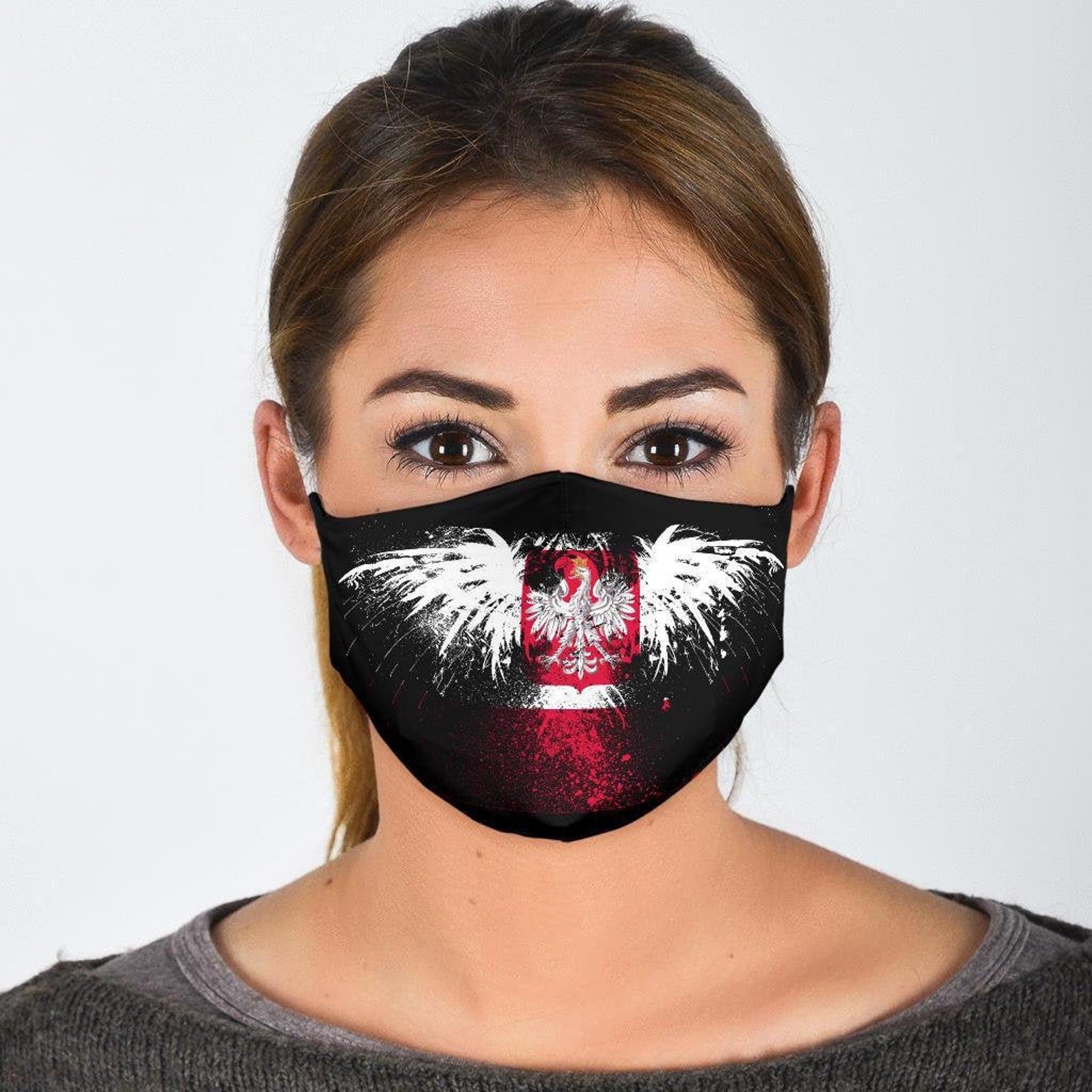 Polish Face Mask Polish Eagle Face Mask with Filter Pocket & Etsy