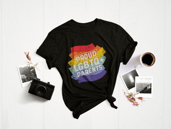 Proud LGBTQ Parents Shirt Proud Mom Gay 