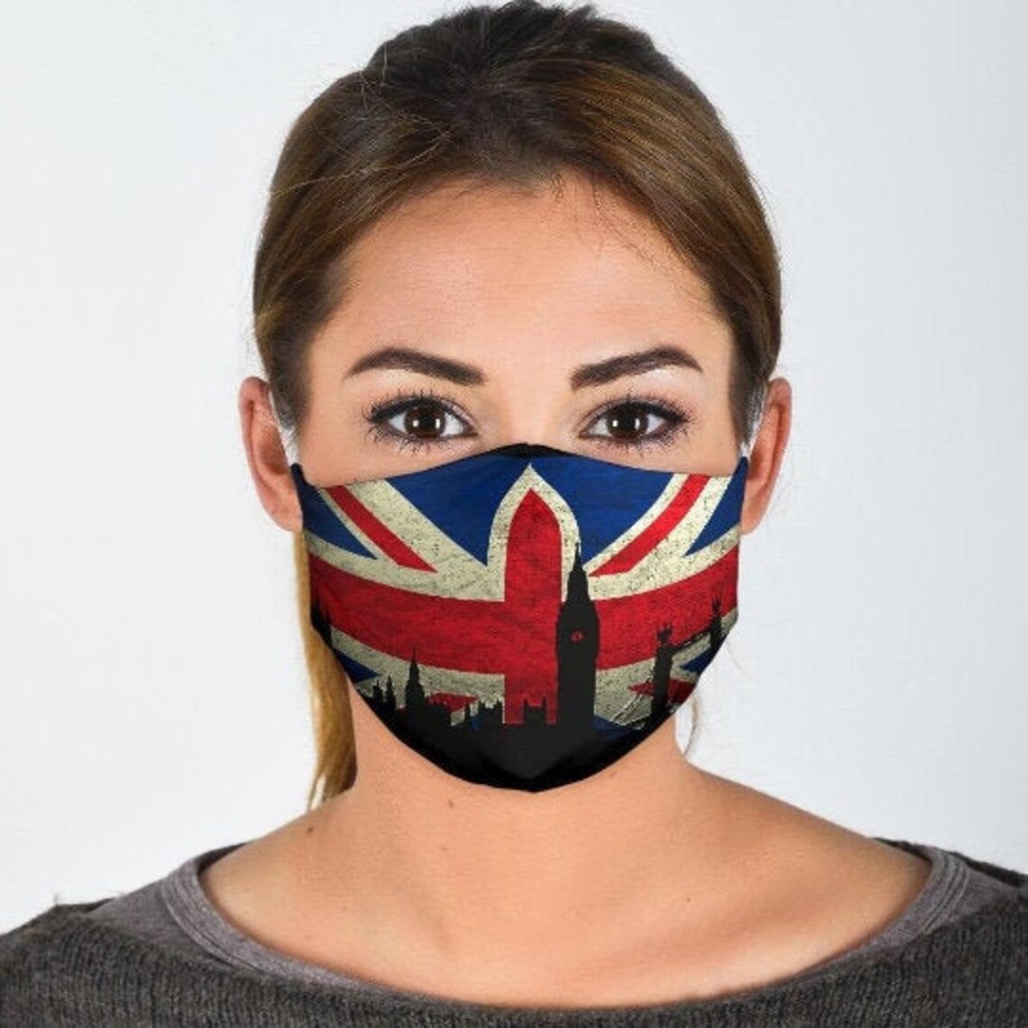 London Face Mask London Union Jack Face Mask British Flag Etsy