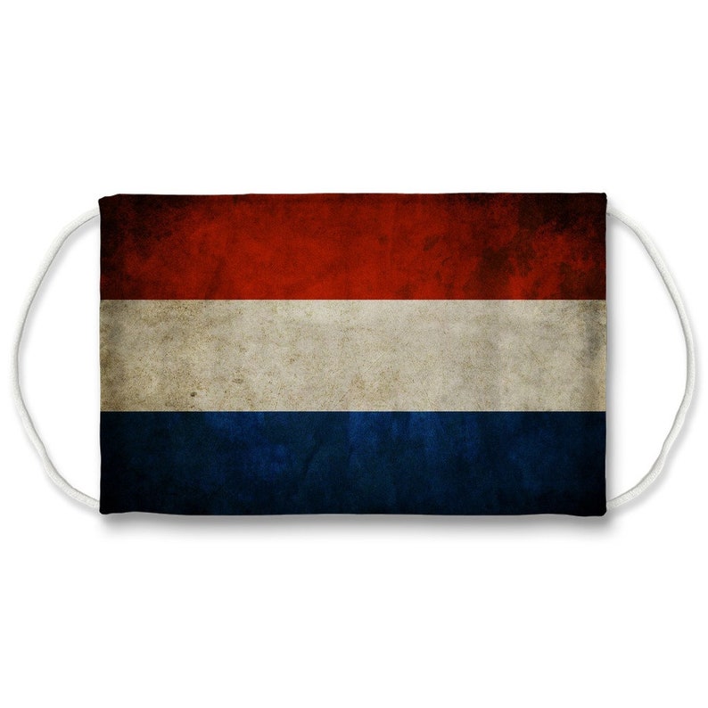 Dutch Flag Face Mask Eco Friendly Mask Netherlands Flag Etsy