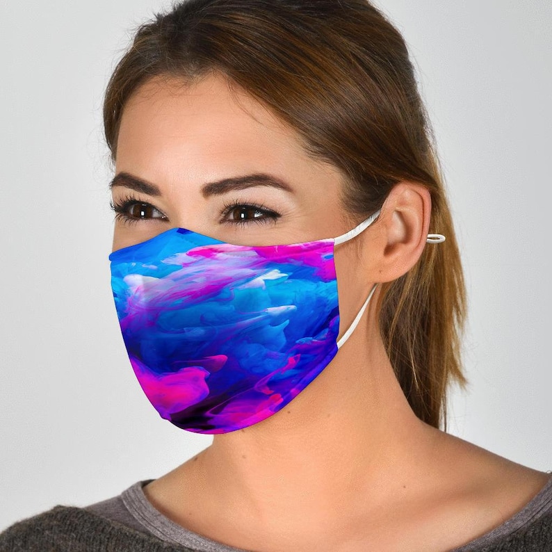 Bi Pride Mask Bisexual Pride Face Mask Bi Flag Mask With | Etsy