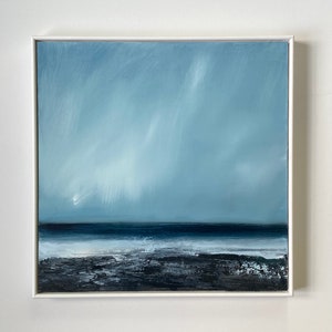 Oil painting seascape, Cornwall, Landscape, original art
