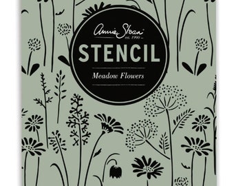 Annie Sloan Meadow Flower Stencil