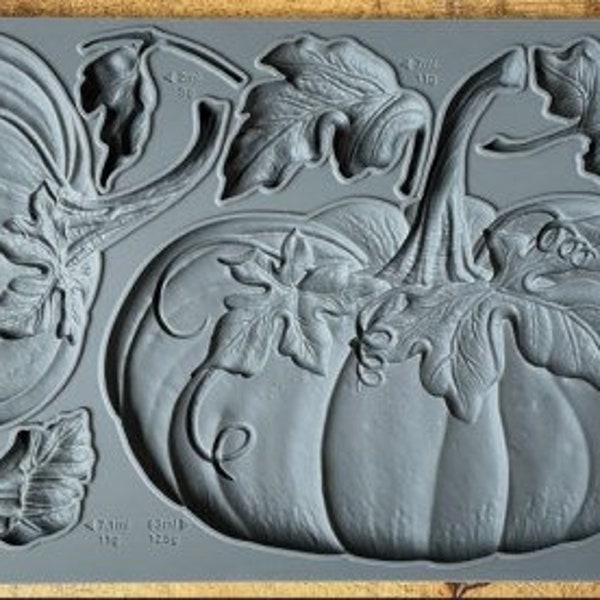 Hello Pumpkin Mould™ by IOD (6"x10") - Iron Orchid Designs