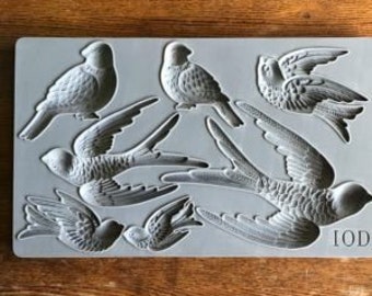 Birdsong 6x10" Decor Mould by Iron Orchid Designs