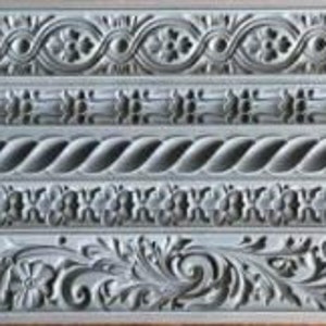 Trimmings 2 6x10" Decor Mould by Iron Orchid Designs