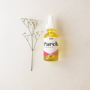 Hydrating Hair Oil | Unscented Non-Toxic All Natural Hair Oil | Jojoba Oil, Coconut Oil, Rosehip Oil, Vitamin E Oil | Shiny Healthy Hair