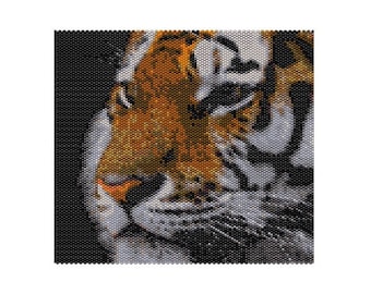 Peyote Tapestry Pattern - Tiger