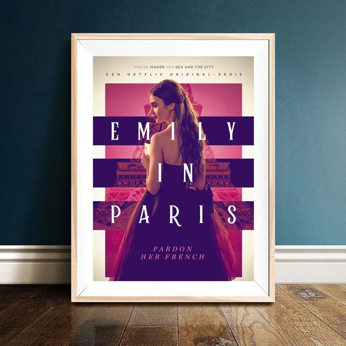 Emily in Paris Poster Print on Silk Fabric Home Decor No Frame | Etsy
