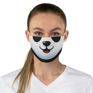 Panda Pandamic Face Mask // Fabric Face Mask // Panda Mask // - Etsy