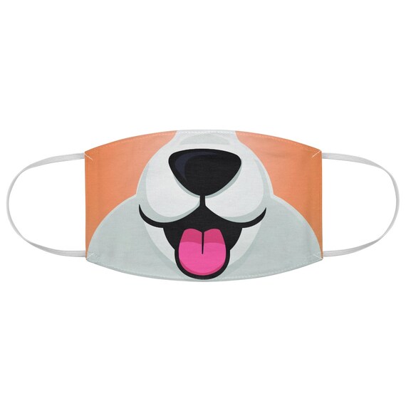 Happy Dog Mask // Fabric Mask // Panda Mask Furry Etsy Sweden