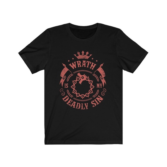 Meliodas Wrath of Seven Deadly Sins Nanatsu No Taizai T shirt