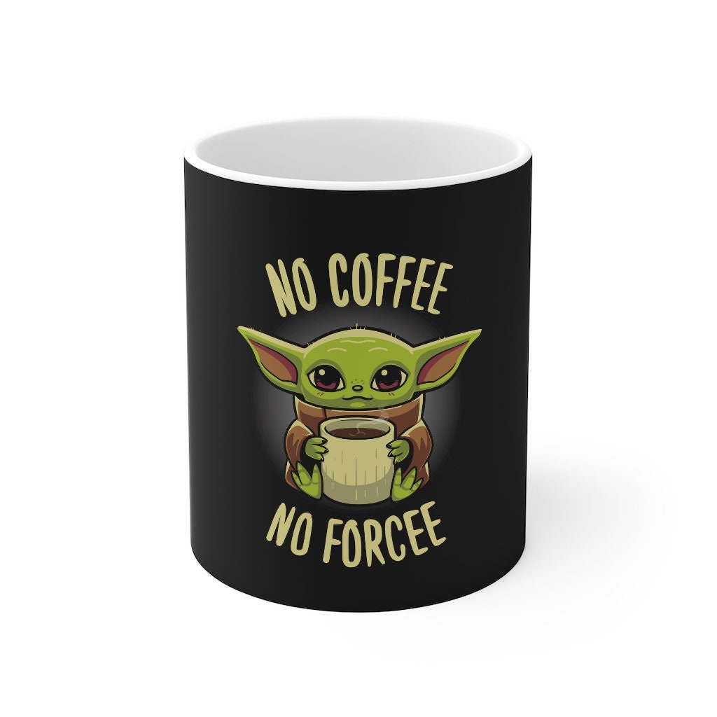 Custom Baby Yoda Best Star Wars Teacher Christmas Mug - Jolly