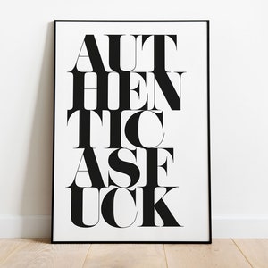 Typographic Art | Graphic Design Poster | Minimalist Art |