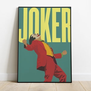 Graphic Design Poster | Minimalist Art | Joker
