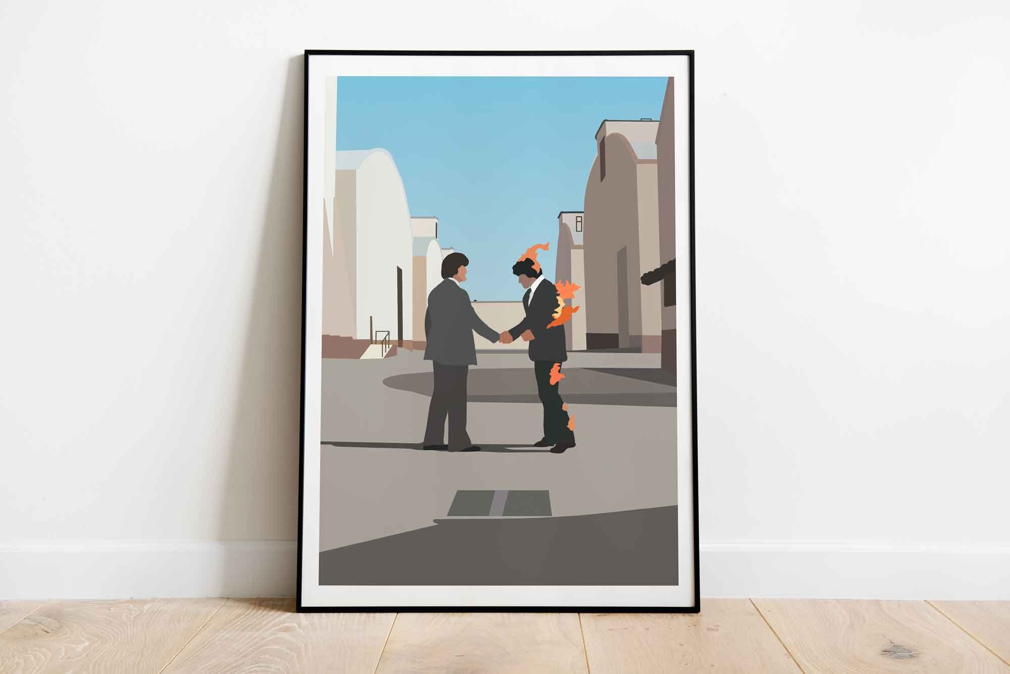 Pink Floyd Wish You Were Here Chwyty Pink Floyd Wish You Were Here Poster