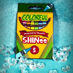 Colorful Crayon Box - SHINee Pin - Shawol Fandom - Lyrics Pin